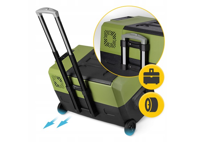 Холодильник туристичний компресорний Mountain Goat XTREME 27.8 л електричний, переносний Black/Olive (P-5905973404884)