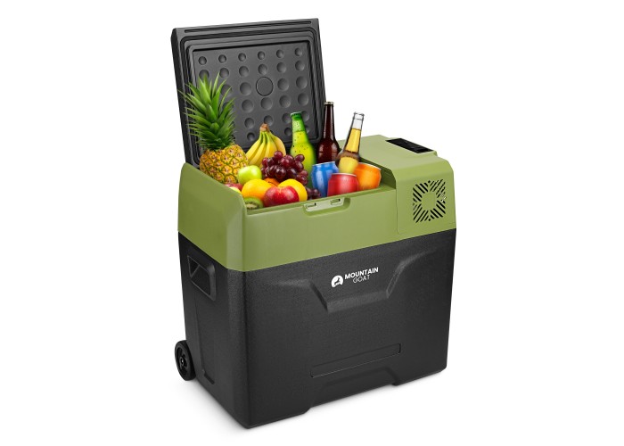 Холодильник туристичний компресорний Mountain Goat XTREME 47.3 л електричний, переносний Black/Olive (P-5905973404891)