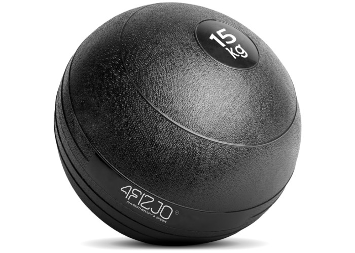 Слембол (медичний м'яч) для кросфіту 4FIZJO Slam Ball 15 кг Black (P-5907739315458)