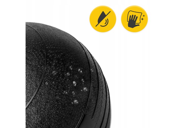 Слембол (медичний м'яч) для кросфіту 4FIZJO Slam Ball 15 кг Black (P-5907739315458)