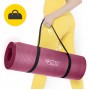 Килимок (мат) спортивний 4FIZJO NBR 180 x 60 x 1 см для йоги та фітнесу Burgundy (P-5905973406703)