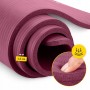 Килимок (мат) спортивний 4FIZJO NBR 180 x 60 x 1.5 см для йоги та фітнесу Burgundy (P-5905973406710)