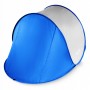 Намет пляжний 4FIZJO Pop-Up 195 x 120 см саморозкладний Blue/Grey (P-5905973405157)