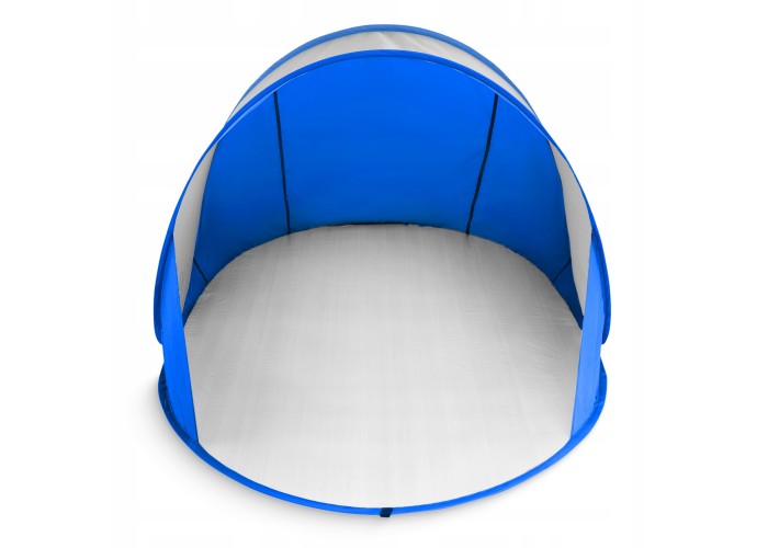 Намет пляжний 4FIZJO Pop-Up 195 x 120 см саморозкладний Blue/Grey (P-5905973405157)