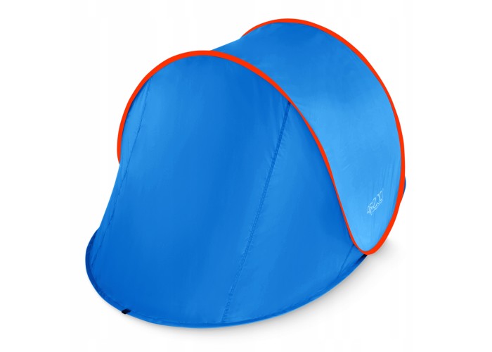 Намет пляжний 4FIZJO Pop-Up 195 x 120 см саморозкладний Blue/Red (P-5905973405164)