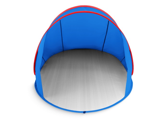 Намет пляжний 4FIZJO Pop-Up 195 x 120 см саморозкладний Blue/Red (P-5905973405164)