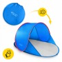 Намет пляжний 4FIZJO Pop-Up 195 x 120 см саморозкладний Blue/Red (P-5905973405164)