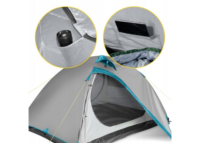 Намет туристичний Mountain Goat Prime Duo 2-місний Grey (P-5905973406550)