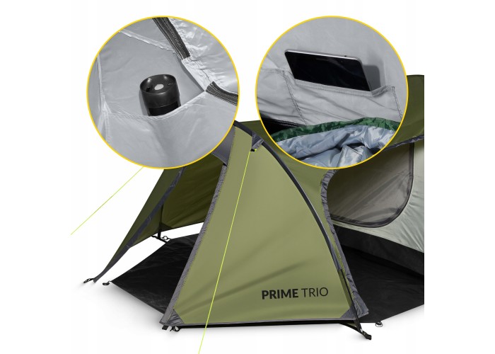 Намет туристичний Mountain Goat Prime Trio 3-місний Olive (P-5905973406574)