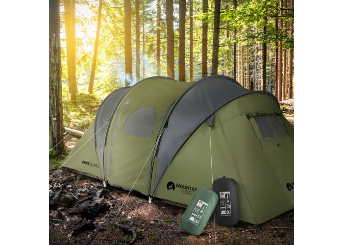 Намет туристичний Mountain Goat Prime Quatro 4-місний Olive (P-5905973406598)