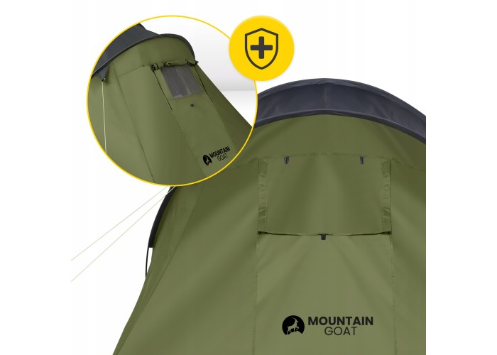 Намет туристичний Mountain Goat Prime Quatro 4-місний Olive (P-5905973406598)