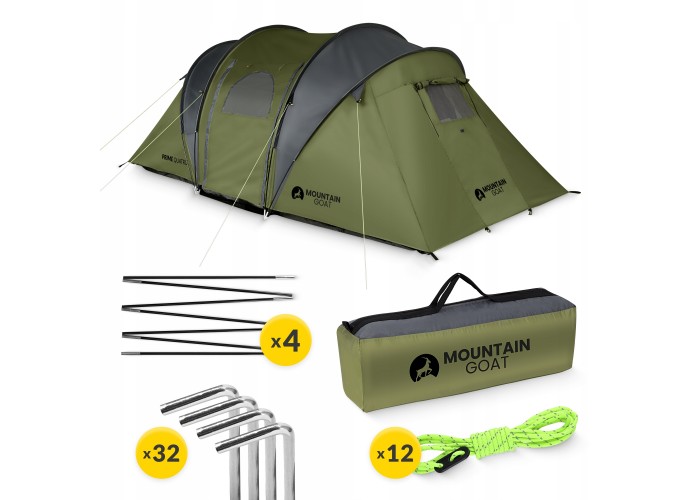 Намет туристичний Mountain Goat Prime Quatro 4-місний Olive (P-5905973406598)