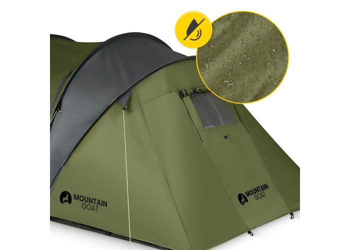 Намет туристичний Mountain Goat Prime Quatro 4-місний Olive (P-5905973406598)