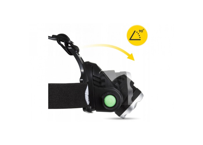 Ліхтар налобний Mountain Goat LED 350 lm акумуляторний, заднє червоне світло Black (P-5907739318336)