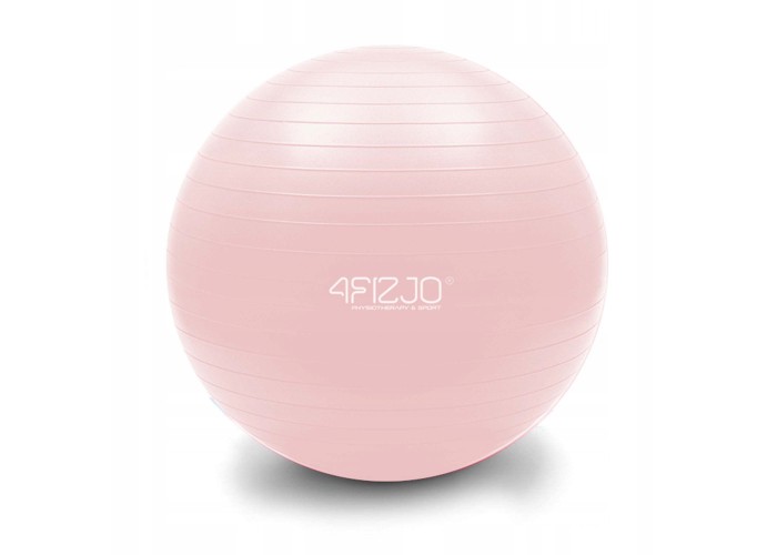 М'яч для фітнесу (фітбол) 4FIZJO 55 см Anti-Burst 4FJ0398 Pink