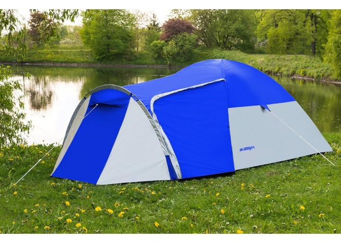 Палатка 3-х місна Presto Acamper MONSUN 3 PRO синя - 3500мм. H2О - 3,4 кг.