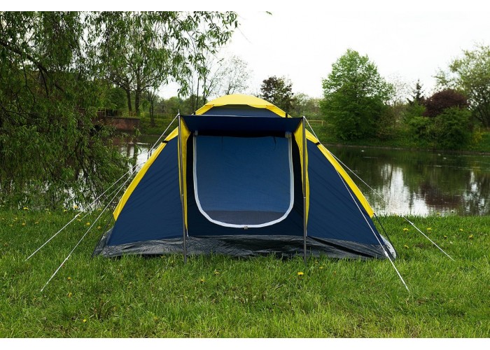 Намет 4-х місна Presto Acamper MONODOME 4 PRO синя - 3000мм. Н2О - 2,8 кг.