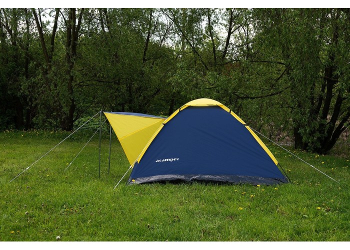 Намет 4-х місна Presto Acamper MONODOME 4 PRO синя - 3000мм. Н2О - 2,8 кг.