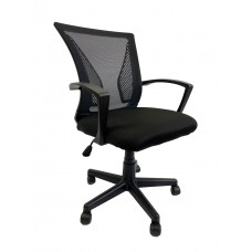 Крісло офісне Star C487 чорне, сітка