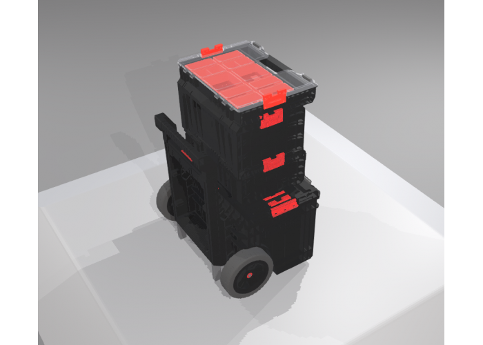 Набір ящиків для інструментів Qbrick System + PRO Technician Case, Drawer 2, Organizer 200