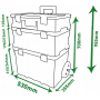 Набір ящиків для інструментів Qbrick System Two SET 3