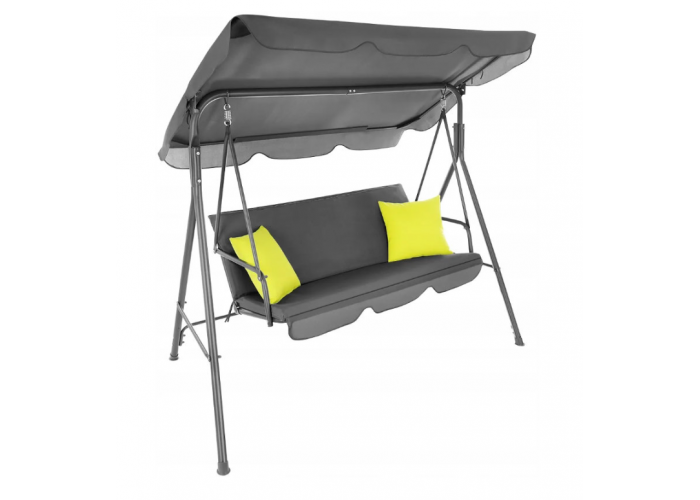 Гойдалка з подушками для трьох FUNFIT Relax Grey (3364)