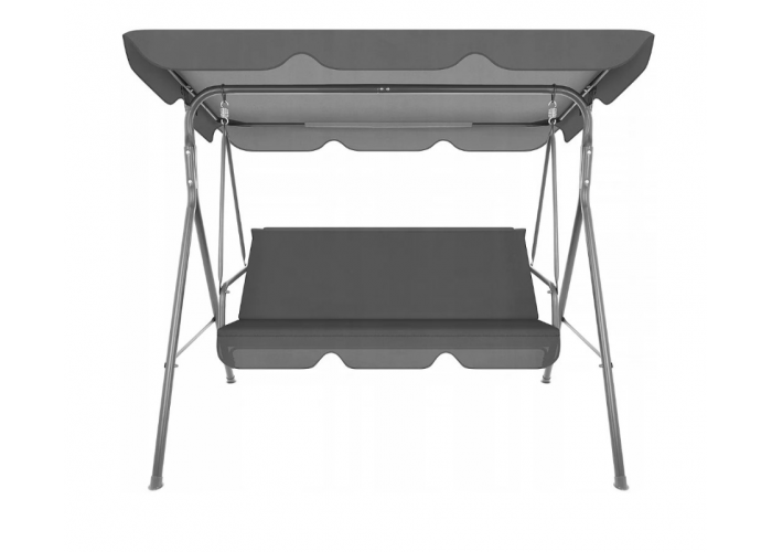 Гойдалка з подушками для трьох FUNFIT Relax Grey (3364)