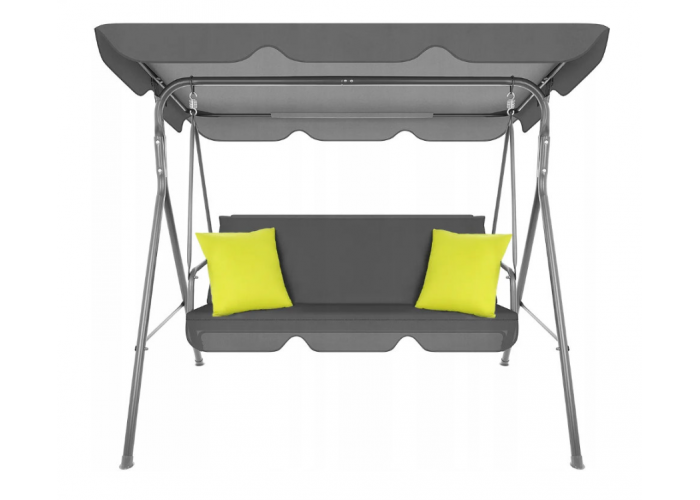 Гойдалка з подушками для трьох FUNFIT Relax Grey (3364)