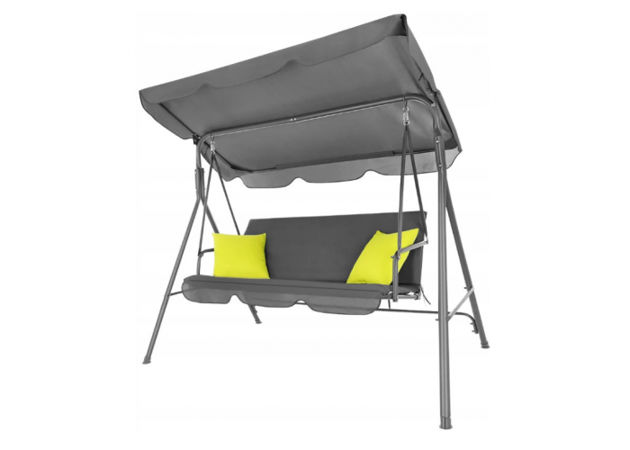 Гойдалка з подушками для трьох FUNFIT Relax Grey (3364)