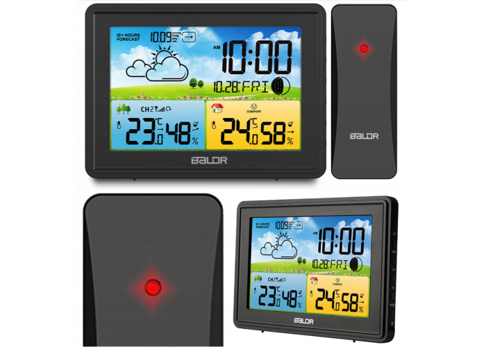 Метеостанція BERDSEN BD-908 Black (390800)