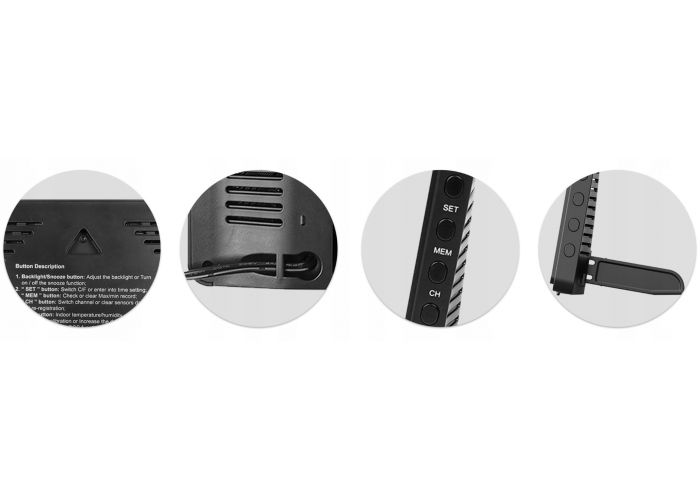 Метеостанція BERDSEN BD-908 Black (390800)