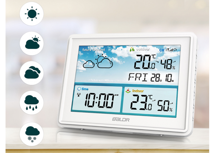 Метеостанція BERDSEN BD-909 White (390900)