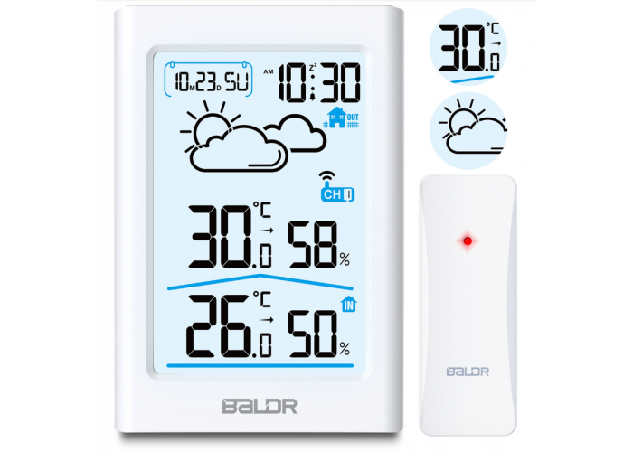 Метеостанція BERDSEN BD-911 White (391101)