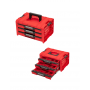 Набір ящиків для інструментів Qbrick System PRO Drawer Workshop Set 4 2.0 RED (5901238258360)