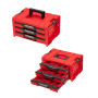 Набір ящиків для інструментів Qbrick System PRO Drawer Workshop Set 3 2.0 RED (5901238258353)