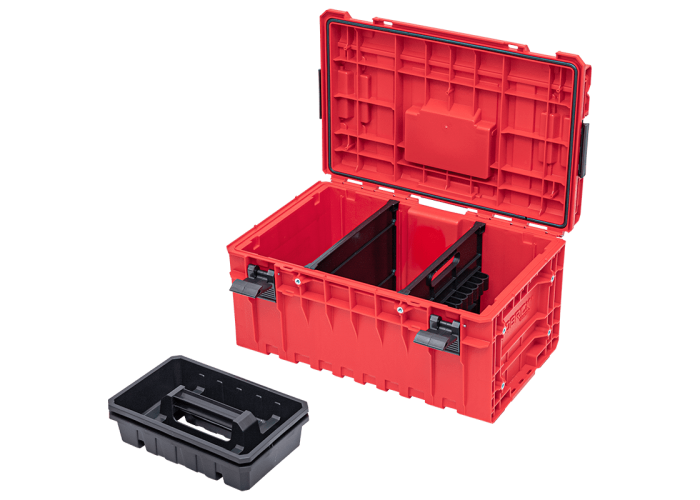 Набір ящиків для інструментів Qbrick System ONE CART TECHNIK RED 2.0 (5901238258049)