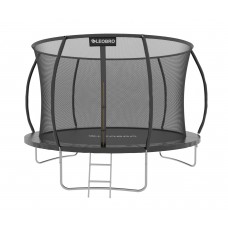 Садовий дитячий Батут LEOBRO Premium Pro 252 см із внутрішньою захисною сіткою 8FT BLACK