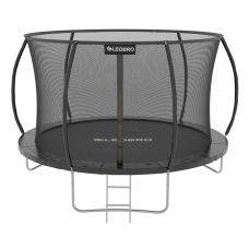 Садовий дитячий Батут LEOBRO Premium Pro 252 см із внутрішньою захисною сіткою 8FT BLACK