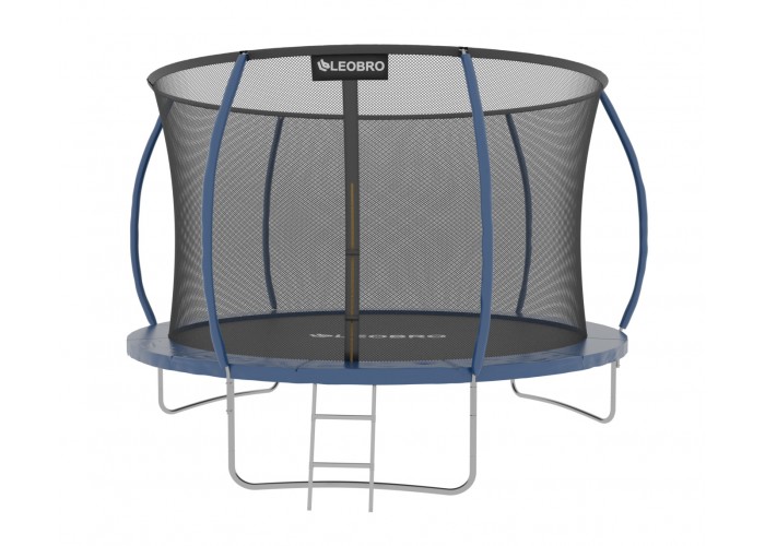 Садовий дитячий Батут LEOBRO Premium Pro 252 см із внутрішньою захисною сіткою 8FT BLUE