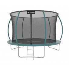 Садовий дитячий батут LEOBRO Premium Pro 252 см із внутрішньою захисною сіткою 8FT GREEN