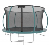 Садовий дитячий Батут LEOBRO Premium Pro 312 см із внутрішньою захисною сіткою 10FT GREEN