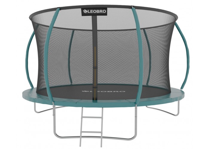 Садовий дитячий Батут LEOBRO Premium Pro 312 см із внутрішньою захисною сіткою 10FT GREEN