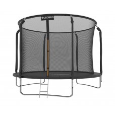 Дитячий садовий Батут LEOBRO Premium 252 см із внутрішньою захисною сіткою 8FT BLACK