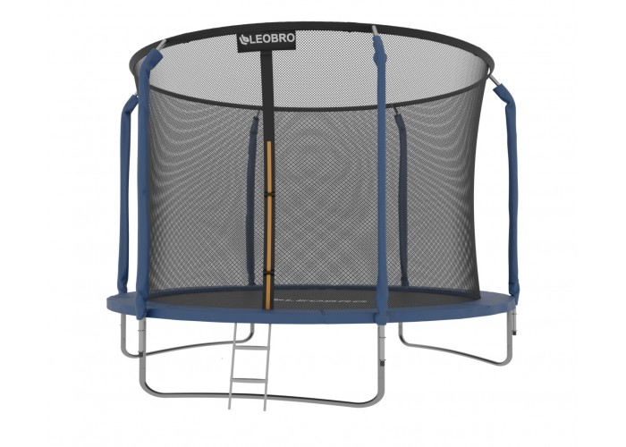 Дитячий садовий Батут LEOBRO Premium 252 см із внутрішньою захисною сіткою 8FT BLUE