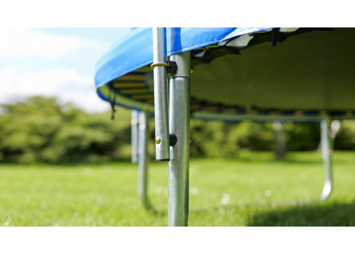 Дитячий садовий Батут LEOBRO Premium 252 см із внутрішньою захисною сіткою 8FT BLUE