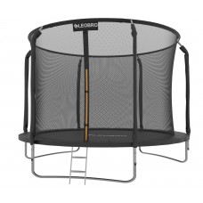 Дитячий садовий Батут LEOBRO Premium 312 см із внутрішньою захисною сіткою 10FT BLACK