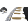 Дитячий садовий Батут LEOBRO Premium 312 см із внутрішньою захисною сіткою 10FT BLACK