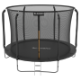 Дитячий садовий Батут LEOBRO Premium 312 см із внутрішньою захисною сіткою 10FT BLACK