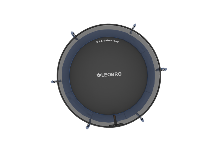 Дитячий садовий Батут LEOBRO Premium 312 см із внутрішньою захисною сіткою 10FT BLUE