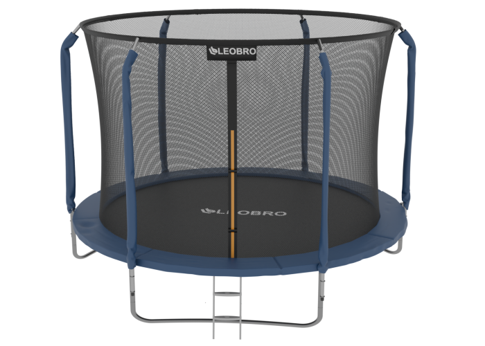 Дитячий садовий Батут LEOBRO Premium 312 см із внутрішньою захисною сіткою 10FT BLUE